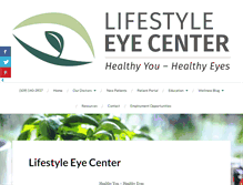 Tablet Screenshot of lifestyleeye.com